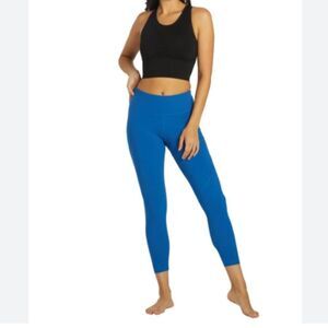 SWEATY BETTY Power Gym 7/8 Length Leggings Blue Size 4-6 / Small